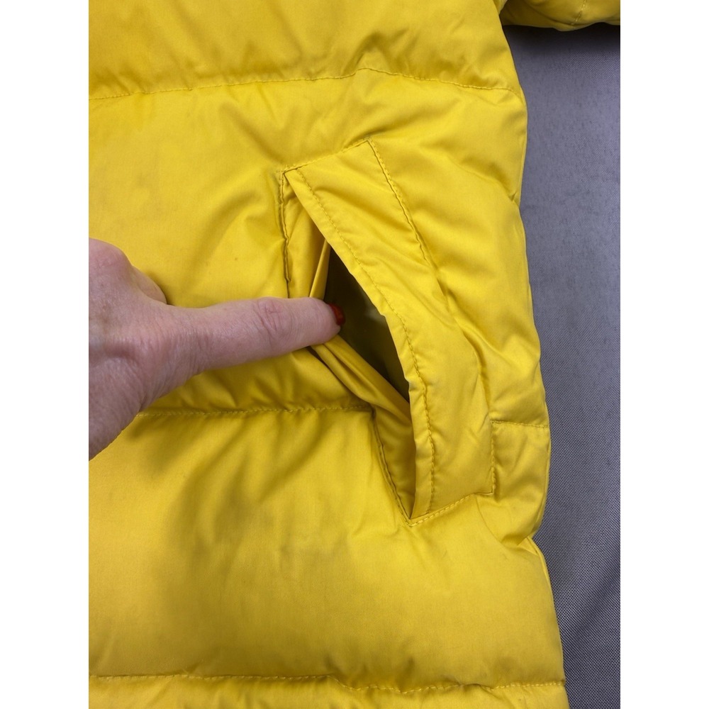 London Fog Boys' Heavyweight Down Puffer Jacket Winter Coat, Size‎ M 5/6 Yellow - Picture 4 of 13